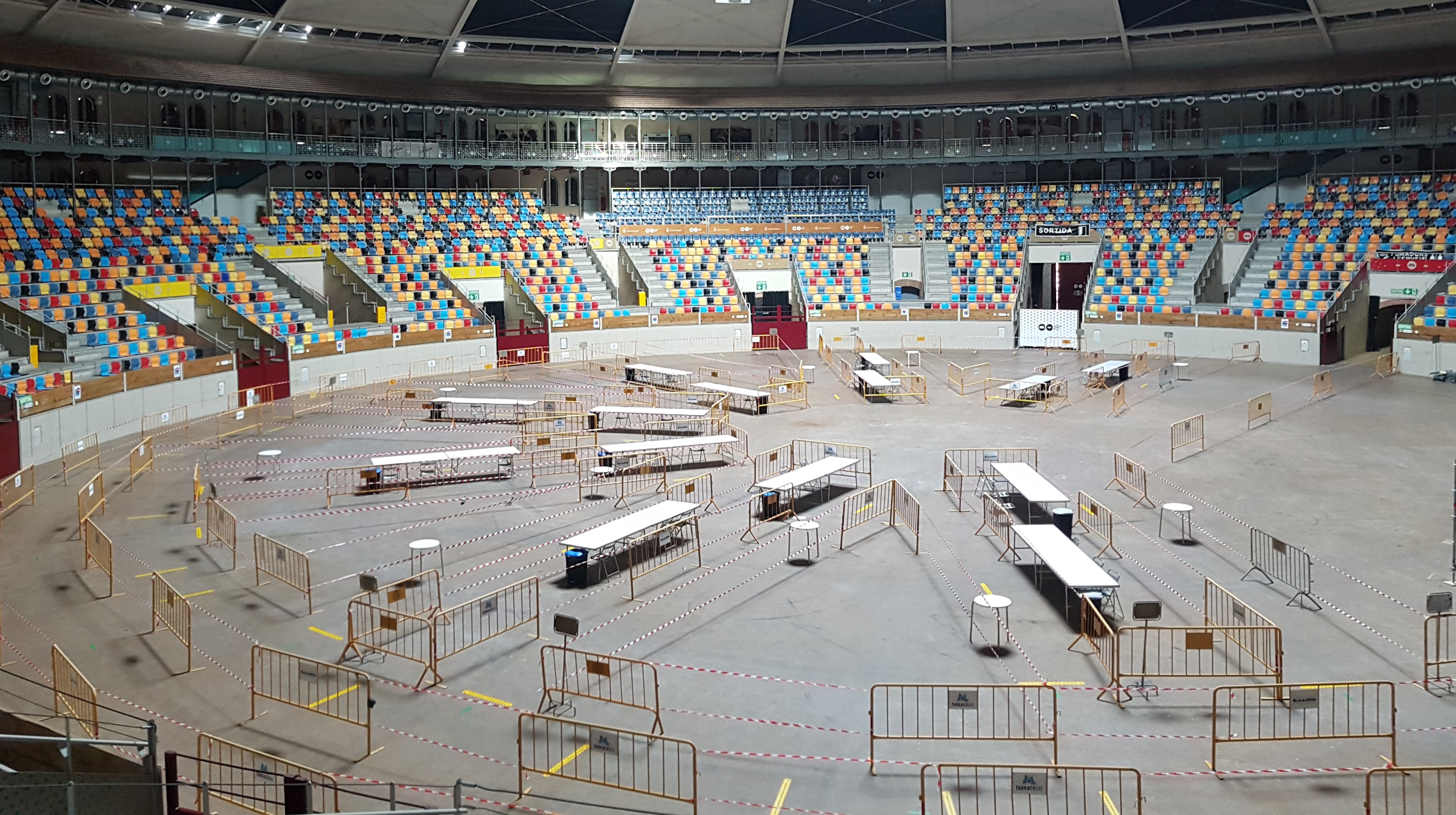 La Tàrraco Arena Plaça es converteix en seu electoral excepcional en temps de Covid-19