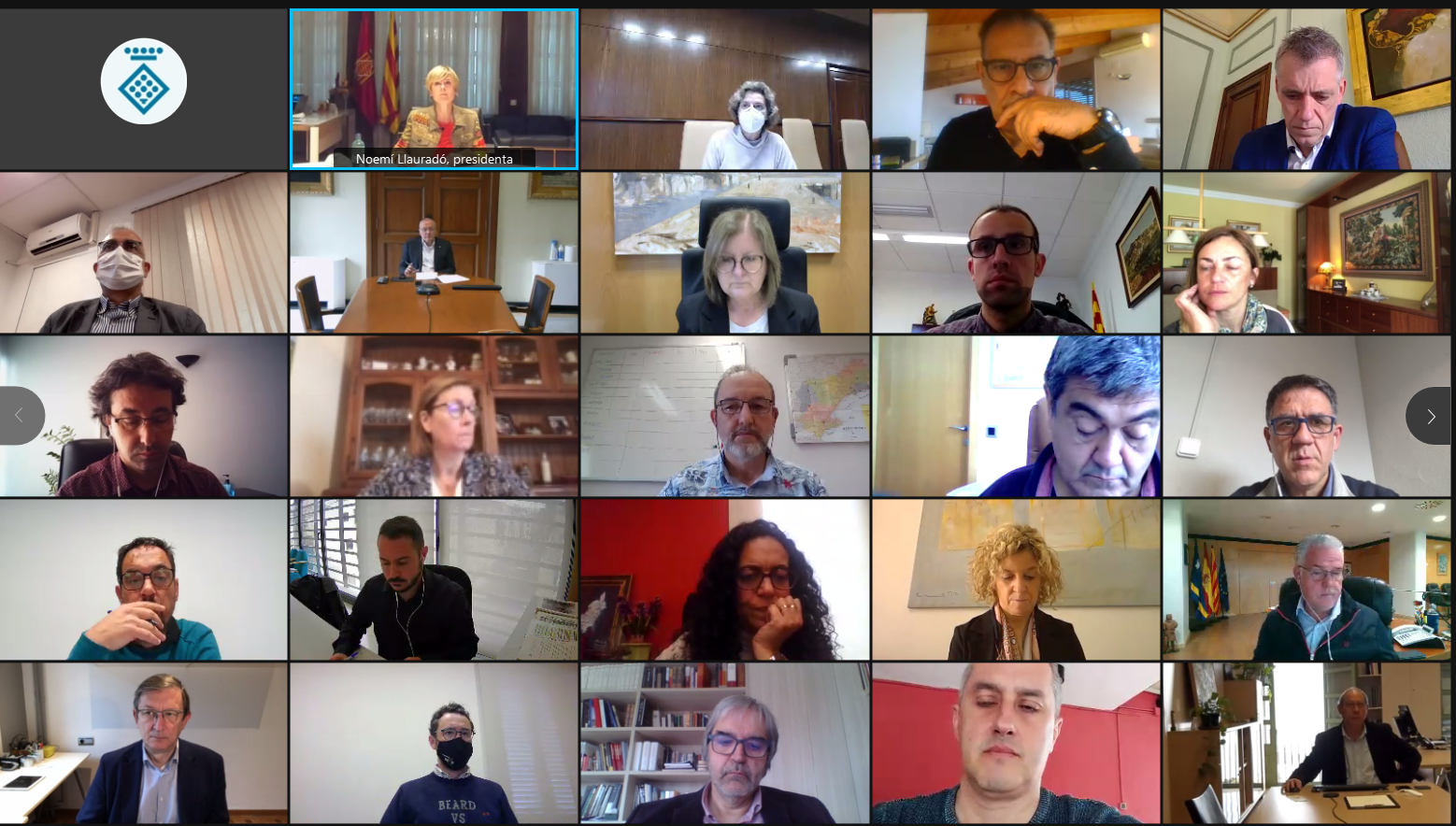 La Diputació celebra el ple ordinari del mes d’abril