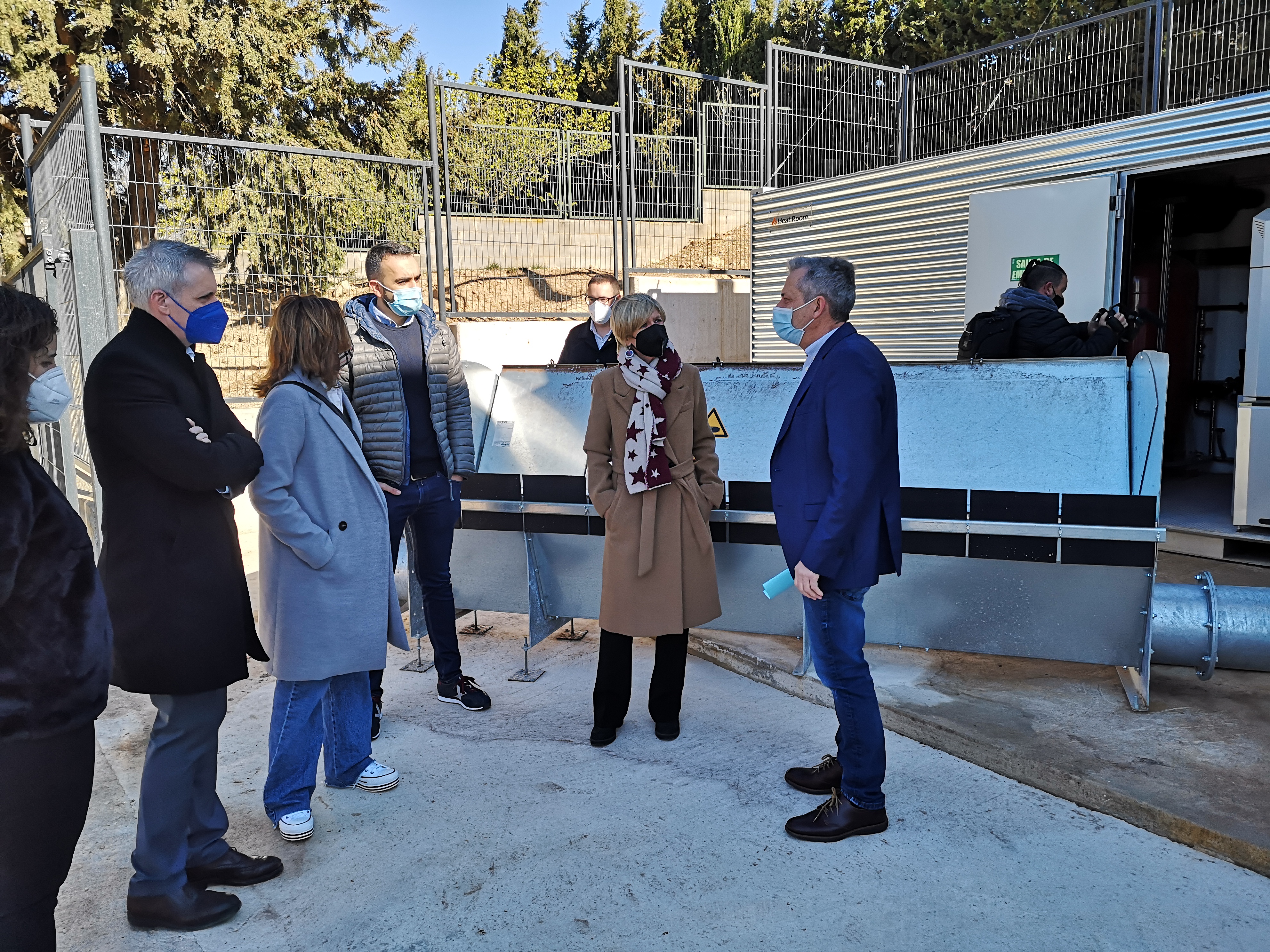 L'escola, la llar d'infants i el centre de rehabilitació de la Sénia ja s'escalfen amb la ‘Xarxa de calor de proximitat’ impulsada per la Diputació  de Tarragona