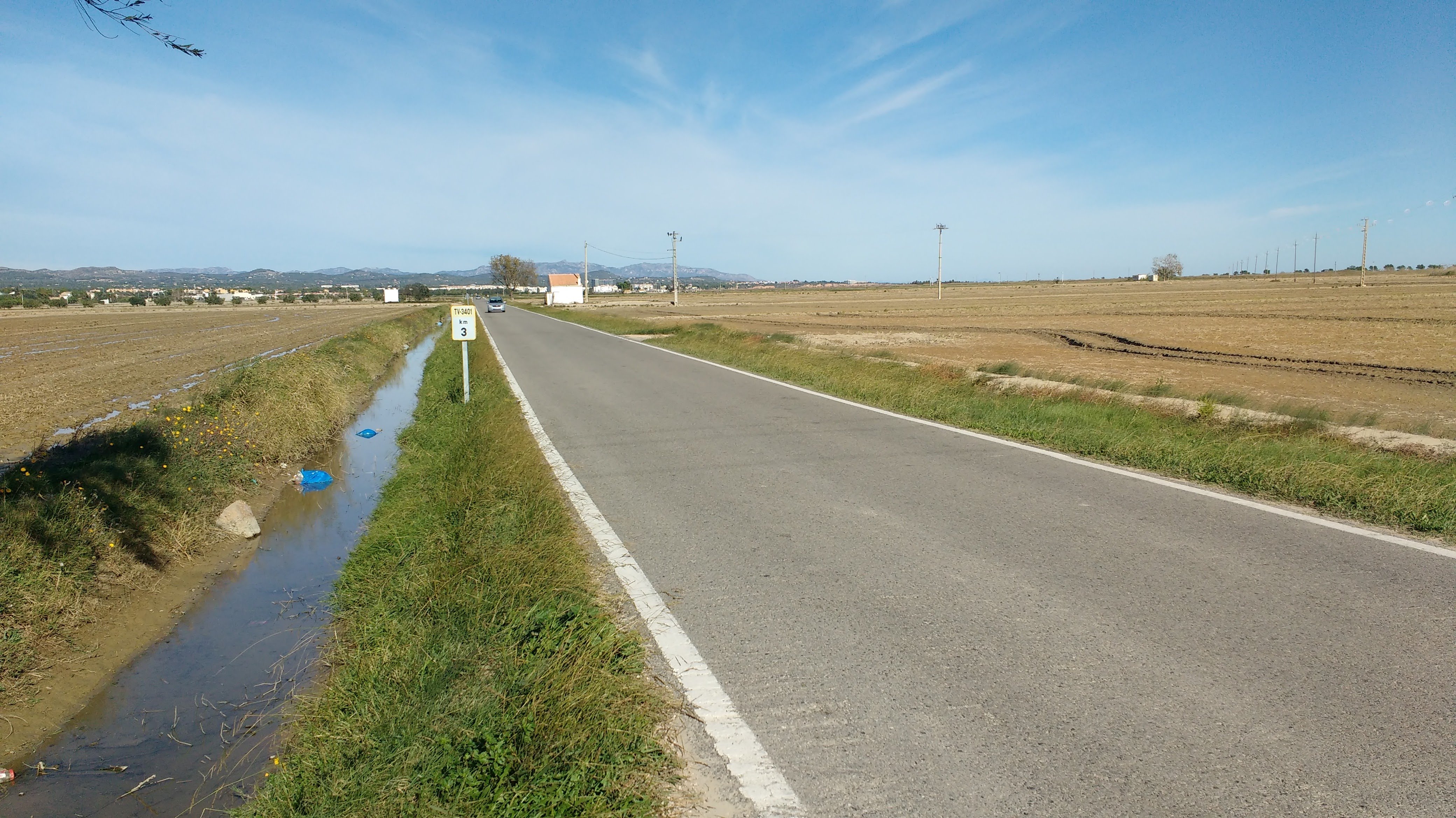 La Diputació de Tarragona millorarà la seguretat viària a la carretera TV-3401 de l'Ampolla a Deltebre