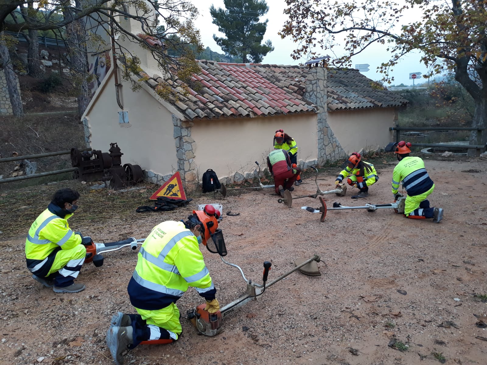 Dos plans d'ocupació impulsats per la Diputació de Tarragona milloren entorns naturals i urbans a les comarques de la Terra Alta i la Ribera d’Ebre