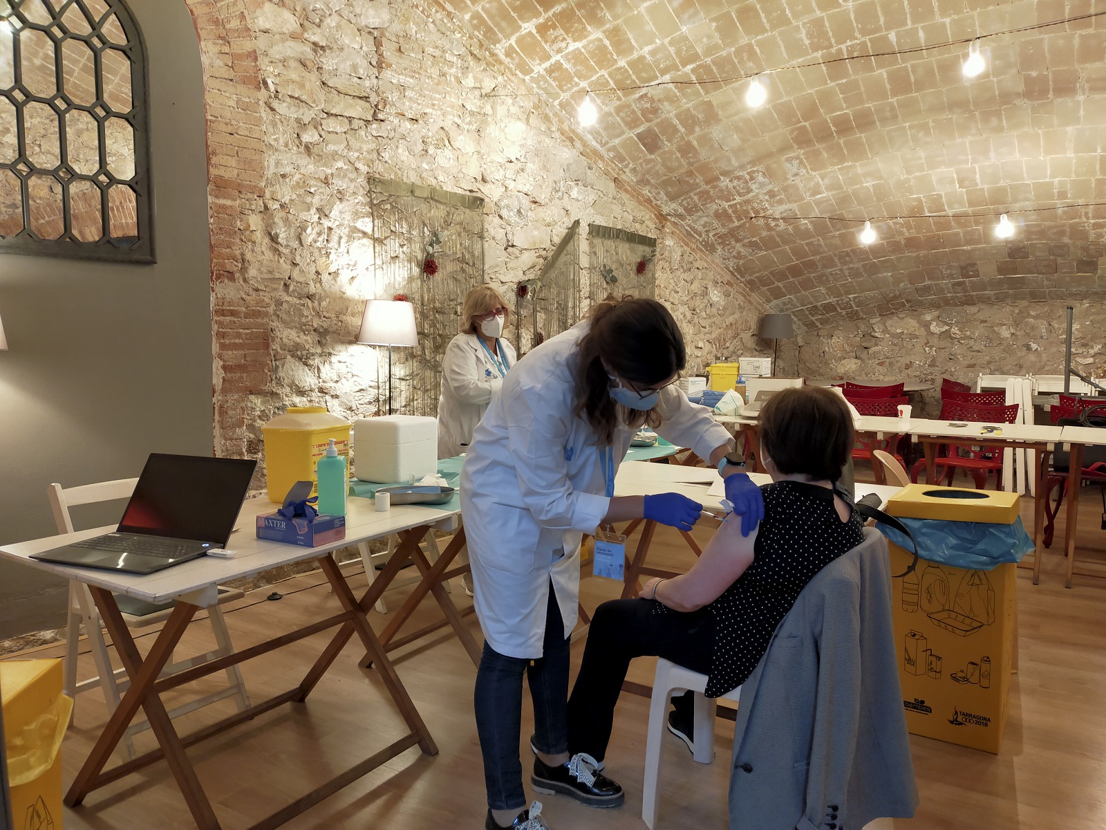 La Tarraco Arena Plaça es converteix a partir d'aquest dimecres en seu de vacunacions contra la Covid-19