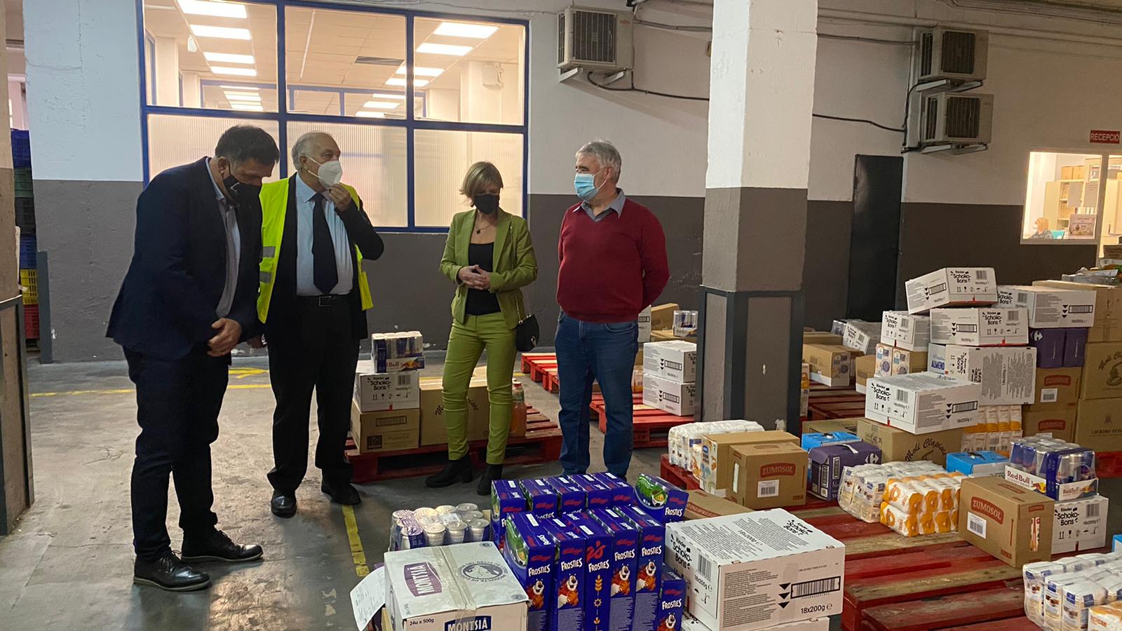 La Diputació de Tarragona referma el seu suport a la Fundació Banc d’Aliments de les comarques de Tarragona