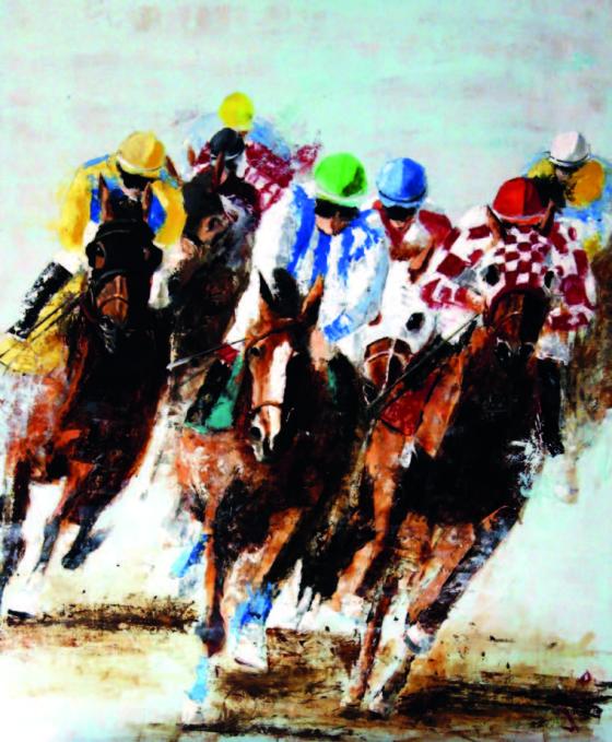 Cursa de cavalls. Expressions colors i figures contemporànies
