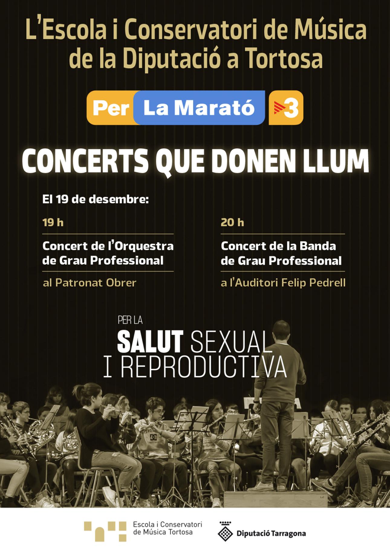 Concerts per la Marató a Tortosa