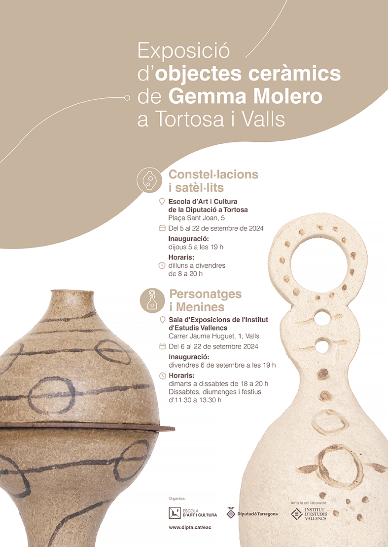 cartell de les dues exposicions