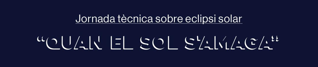 Jornada Quan el Sol s'amaga