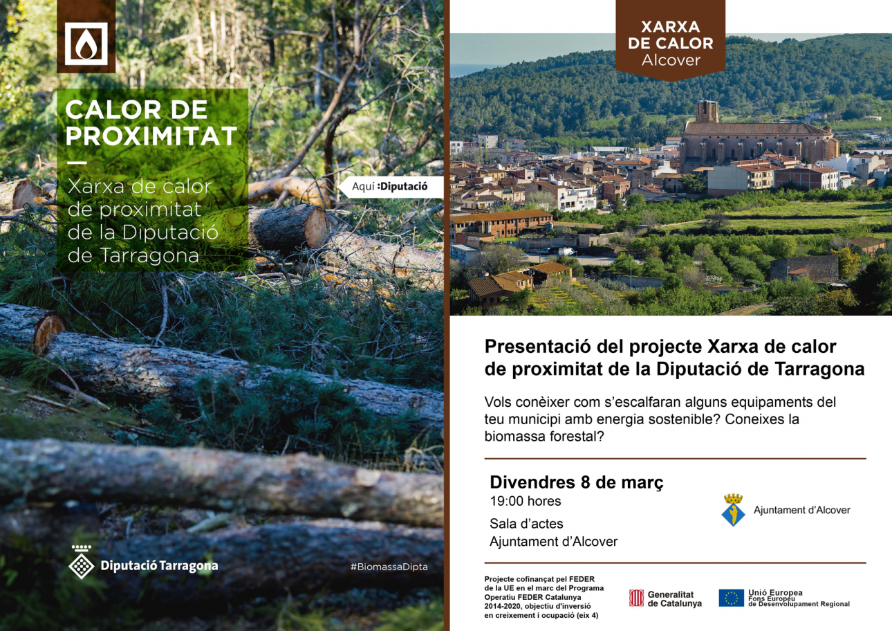 Presentació del projecte'Xarxa de Calor de proximitat' al municipi