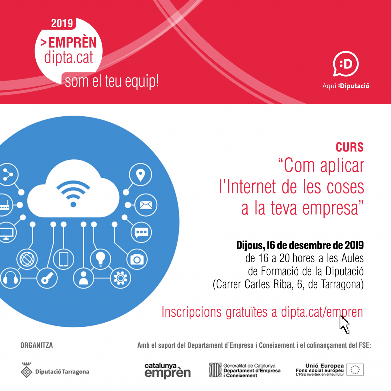 Curs: “Com aplicar l’Internet de les coses a la teva empresa”