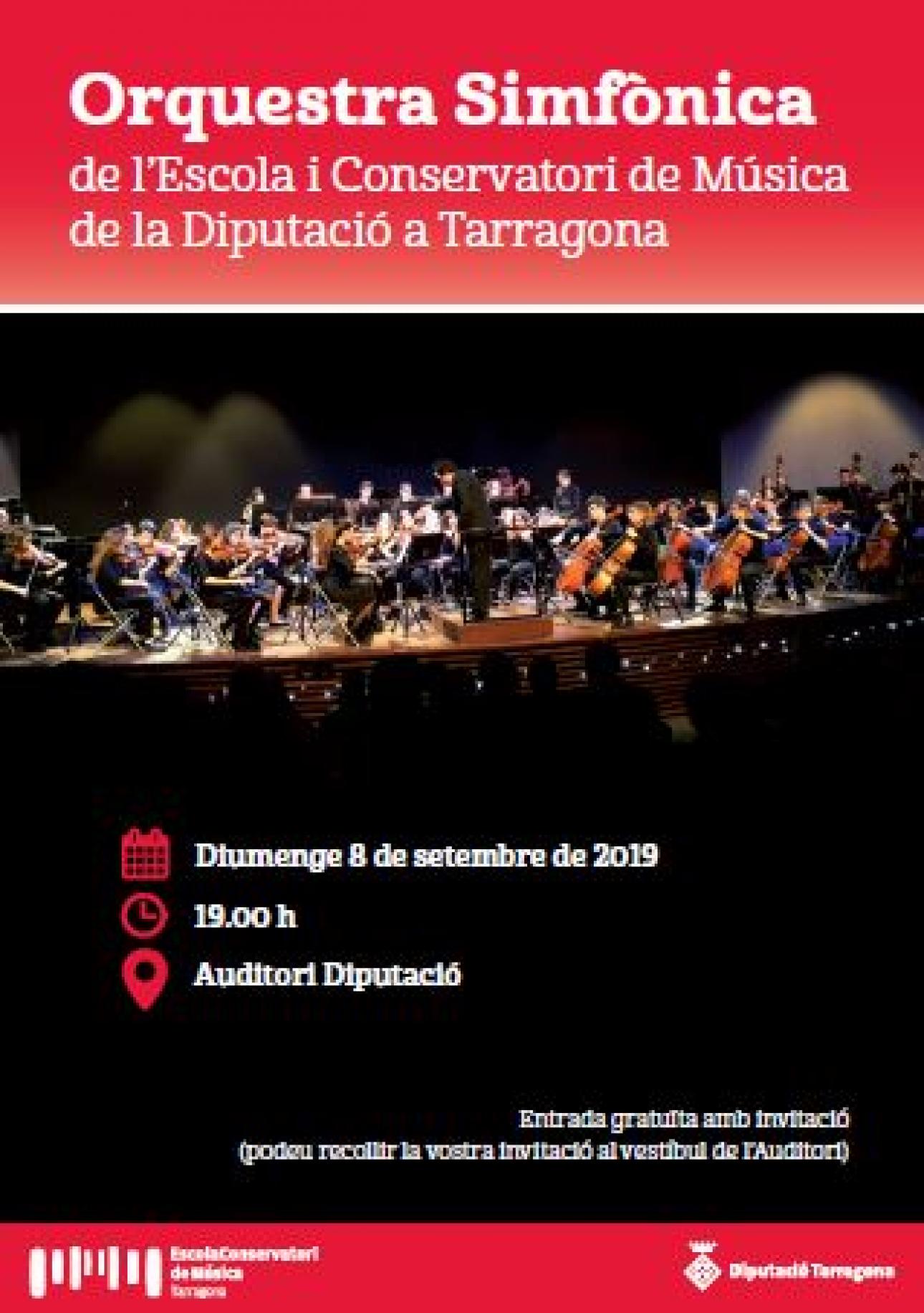 Concert Orquestra Simfònica del Conservatori de Música de la Diputació de Tarragona