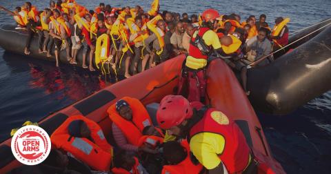 La Diputació de Tarragona col·labora amb l’Associació Proactiva Open Arms pel rescat de persones refugiades al Mediterrani