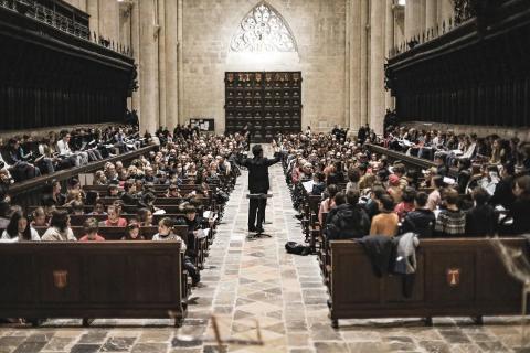 El Conservatori de Música de la Diputació a Tarragona ha ofert un concert a la Catedral de Tarragona