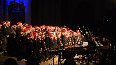Imatge del concert de Nadales a la Catedral de Tarragona