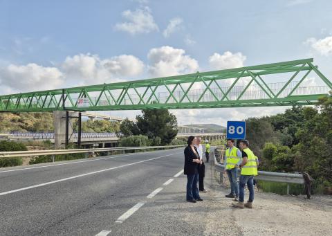 Nou pont de la Via Verda a Amposta