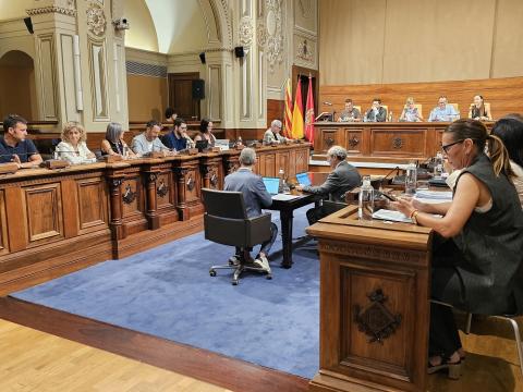 Ple de la Diputació corresponent al mes de juliol