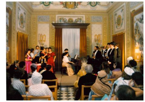 Activitat dels alumnes a la Sala Noble del Conservatori de Música