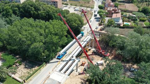 El nou pont s'obrirà al trànsit a finals d'estiu