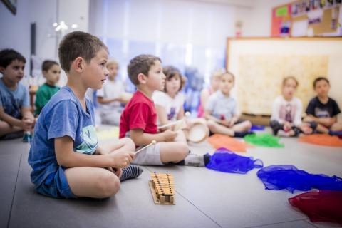 Alumnat a l'Escola i Conservatori de Música a Reus