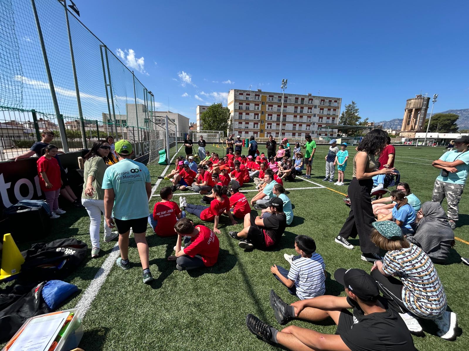 Moments de descants a les instal·lacions del CEE Sant Jordi