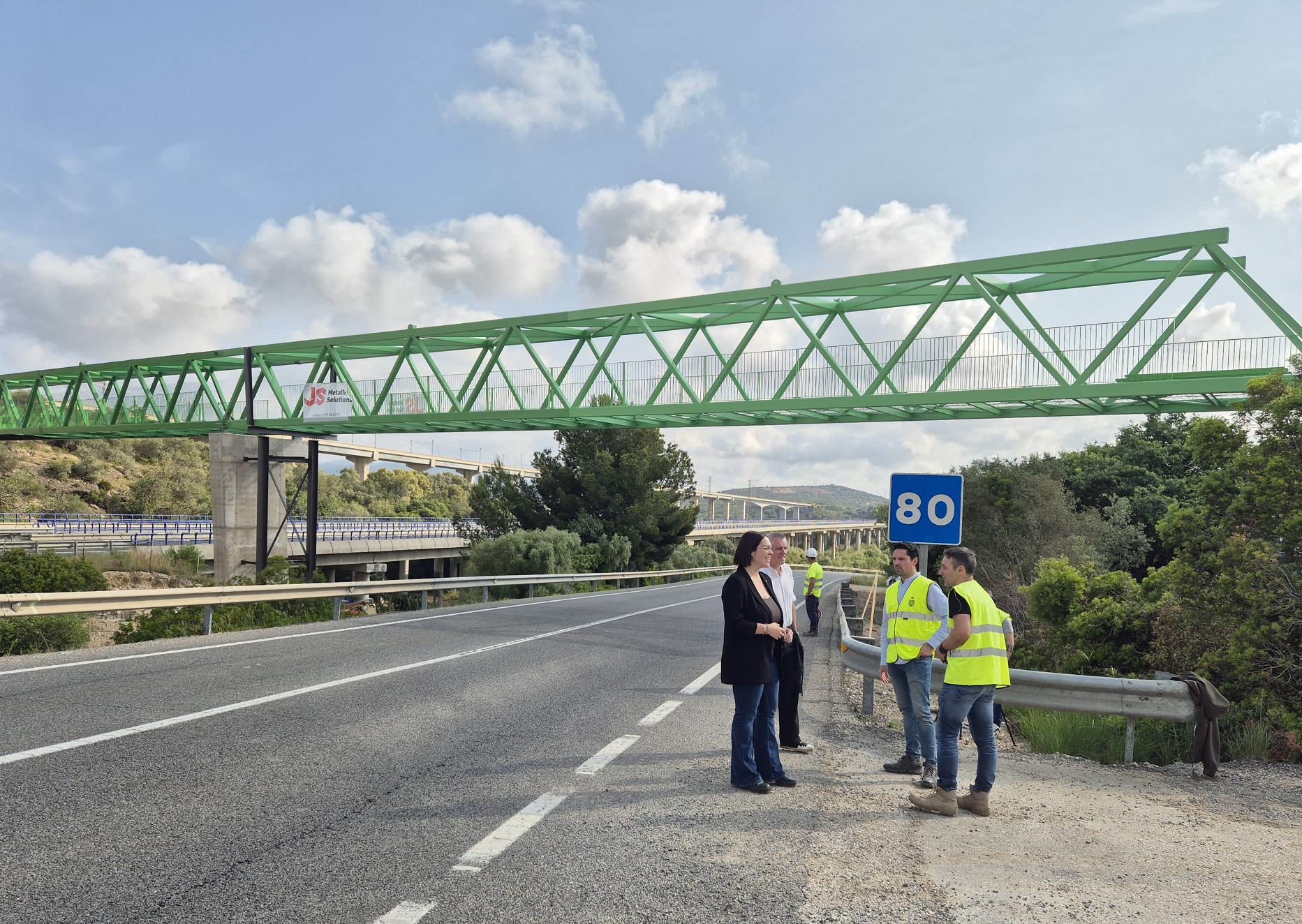 Nou pont de la Via Verda a Amposta