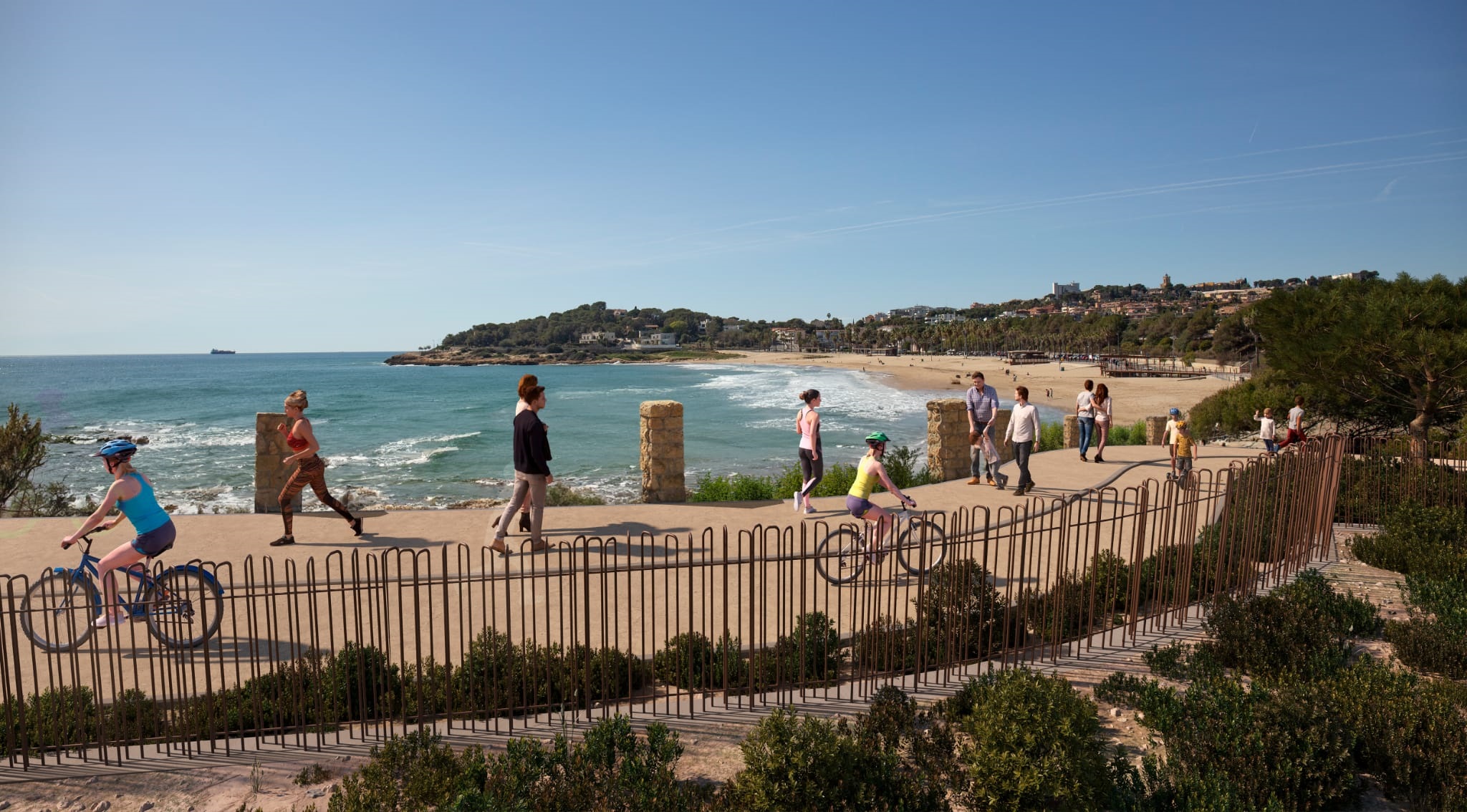 Imatge virtual del futur camí de ronda