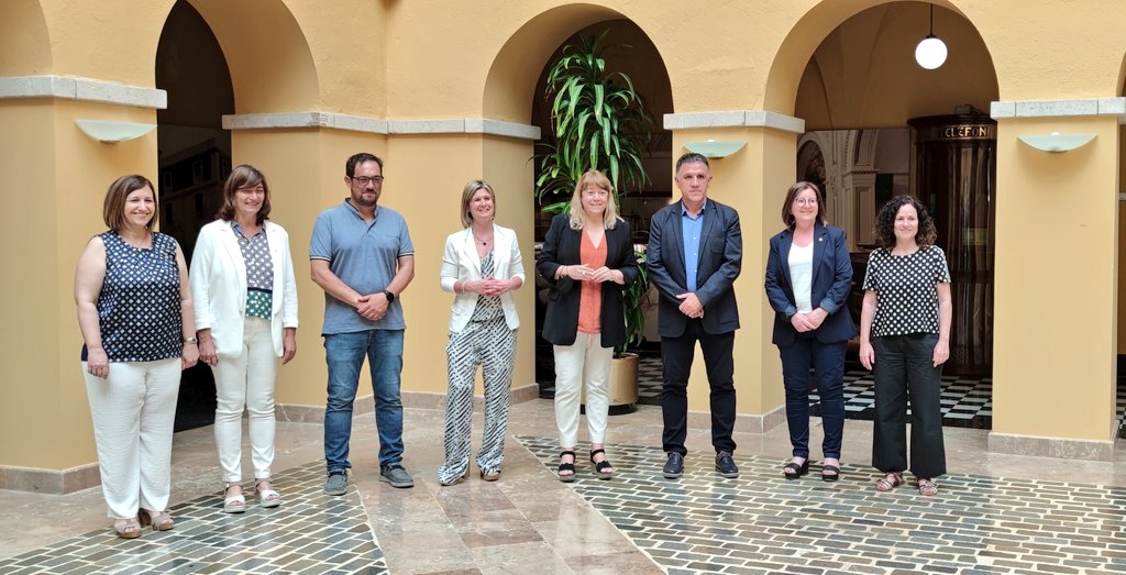 Visita de la consellera de Cultura al Palau de la Diputació de Tarragona