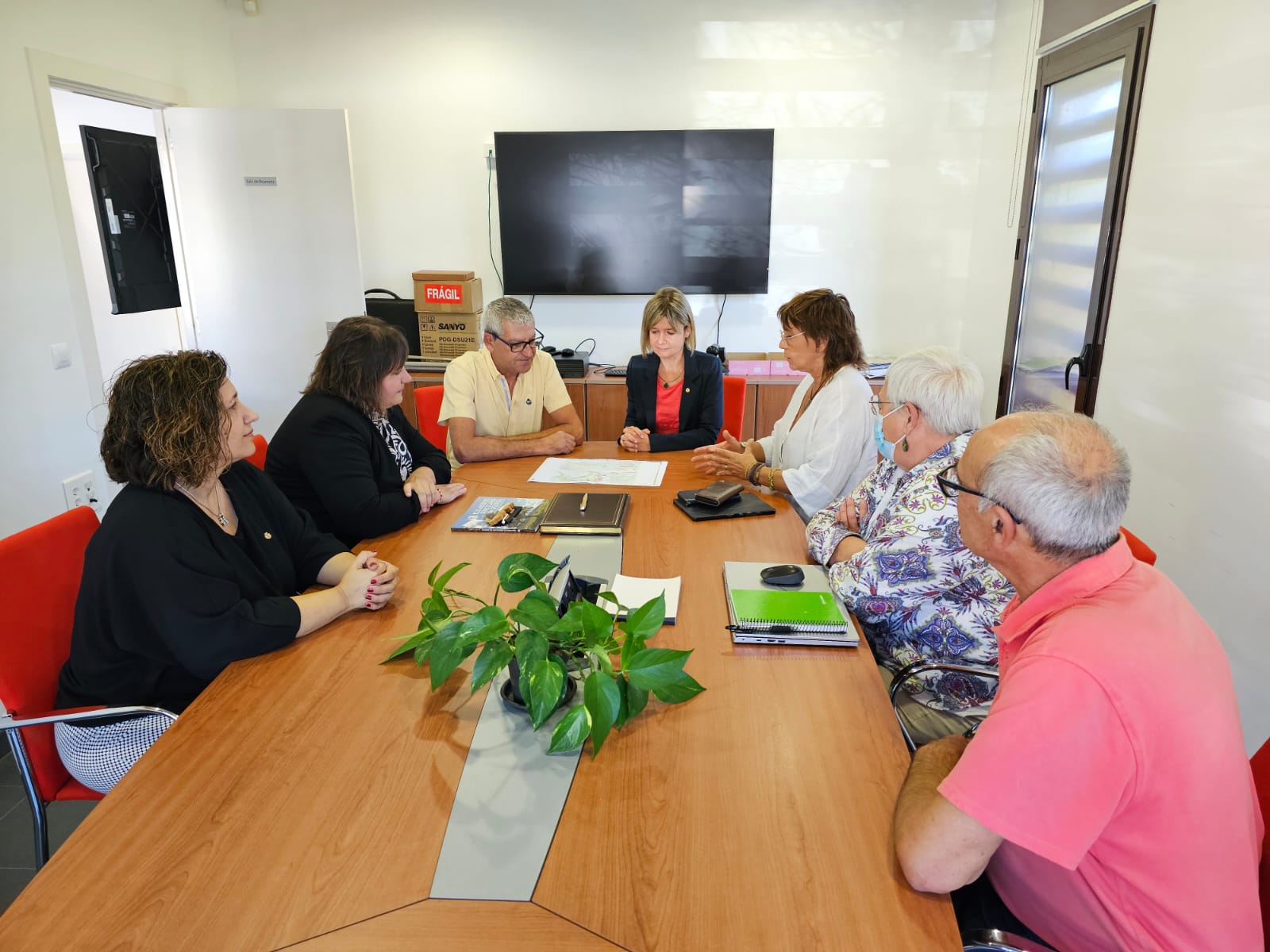 trobada amb els membres del Consistori de Querol