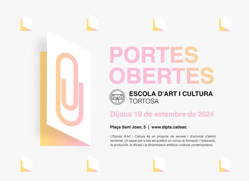 Cartell de la Jornada de Portes Obertes