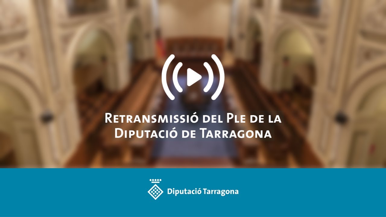 Ple de la Diputació de Tarragona