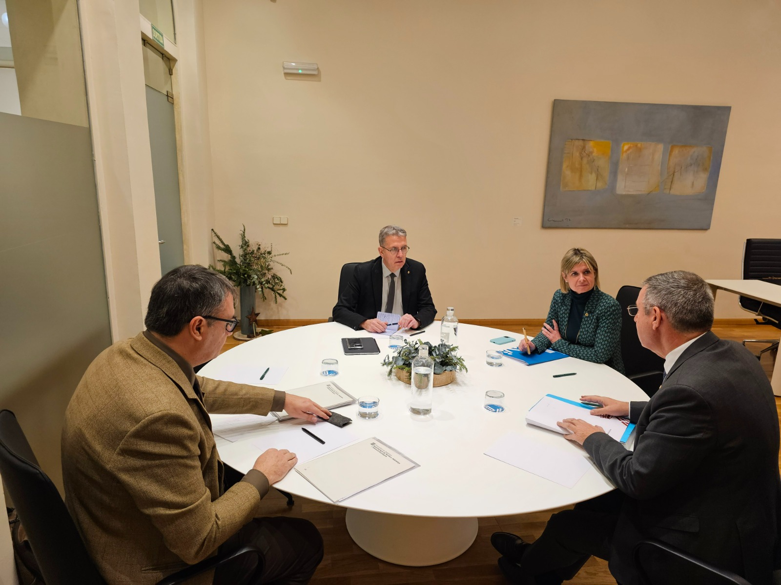 La trobada s'ha realitzat al Palau Bofarull