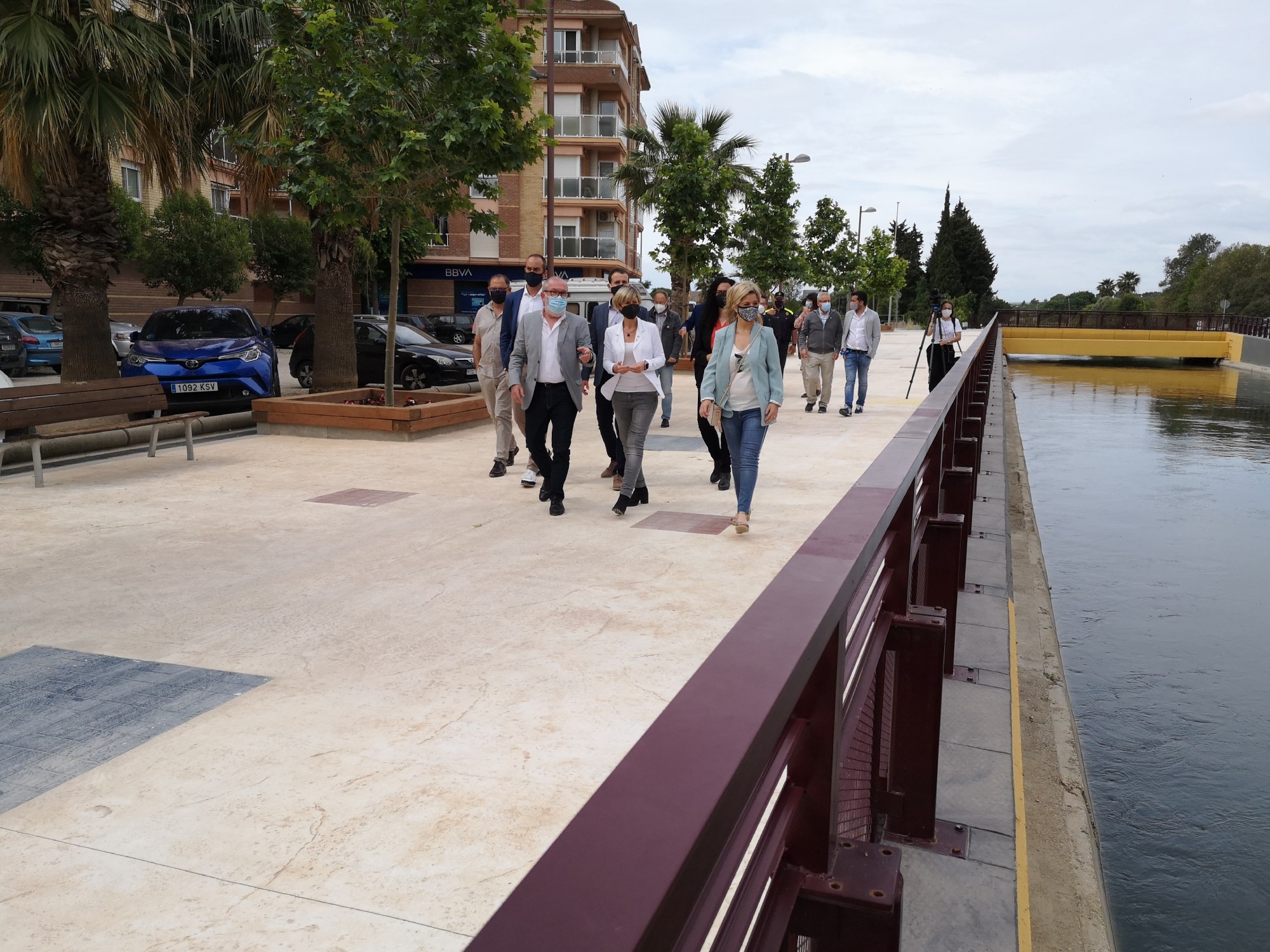 La presidenta Noemí Llauradó visita a Roquetes i a Aldover diverses actuacions de millora  realitzades amb la col·laboració de la Diputació de Tarragona